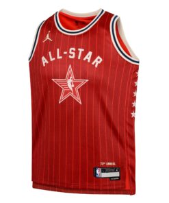 Western Conference Jordan Brand All-Star 2024 Swingman Jersey - Crimson - Luka Doncic - Youth