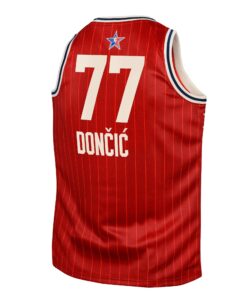 Western Conference Jordan Brand All-Star 2024 Swingman Jersey - Crimson - Luka Doncic - Youth