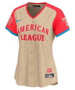 Women's American League Corey Seager Nike Cream 2024 MLB All-Star Game Limited Player Jersey