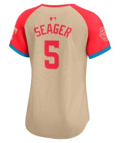 Women's American League Corey Seager Nike Cream 2024 MLB All-Star Game Limited Player Jersey