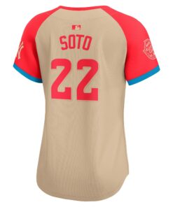 Women's American League Juan Soto Nike Cream 2024 MLB All-Star Game Limited Player Jersey