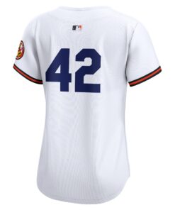 Women's Baltimore Orioles Nike White 2024 Jackie Robinson Day Home Limited Jersey