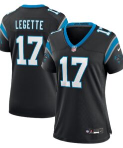 Women's Carolina Panthers Xavier Legette Nike Black Game Jersey