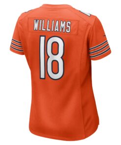 Women's Chicago Bears Caleb Williams Nike Orange Alternate Game Jersey