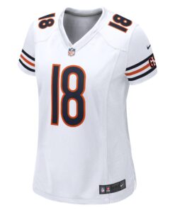 Women's Chicago Bears Caleb Williams Nike White Game Player Jersey