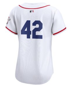 Women's Cincinnati Reds Nike White 2024 Jackie Robinson Day Home Limited Jersey