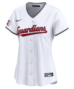 Women's Cleveland Guardians Nike White 2024 Jackie Robinson Day Home Limited Jersey