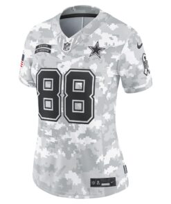 Women's Dallas Cowboys CeeDee Lamb Nike Arctic Camo 2024 Salute to Service Limited Jersey