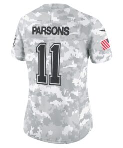 Women's Dallas Cowboys Micah Parsons Nike Arctic Camo 2024 Salute to Service Limited Jersey