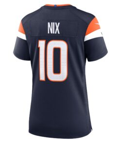 Women's Denver Broncos Bo Nix Nike Navy Alternate Game Jersey