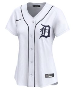 Women's Detroit Tigers Nike White 2024 Jackie Robinson Day Home Limited Jersey