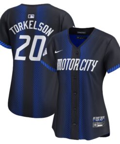 Women's Detroit Tigers Spencer Torkelson Nike Blue 2024 City Connect Limited Jersey