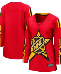 Women's Fanatics Red 2024 NHL All-Star Game Breakaway Jersey