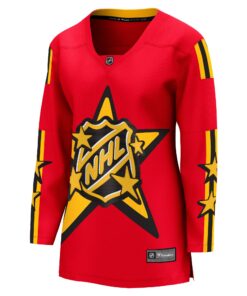 Women's Fanatics Red 2024 NHL All-Star Game Breakaway Jersey