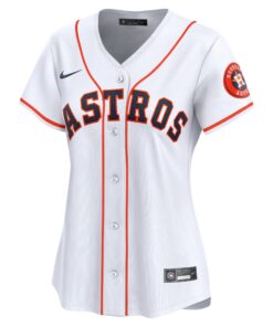 Women's Houston Astros Nike White 2024 Jackie Robinson Day Home Limited Jersey