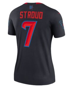 Women's Houston Texans C.J. Stroud Nike Navy Alternate Legend Player Performance Top
