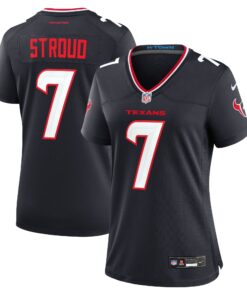 Women's Houston Texans C.J. Stroud Nike Navy Game Jersey