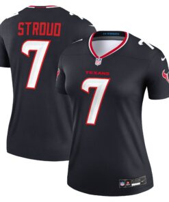 Women's Houston Texans C.J. Stroud Nike Navy Legend Player Performance Top