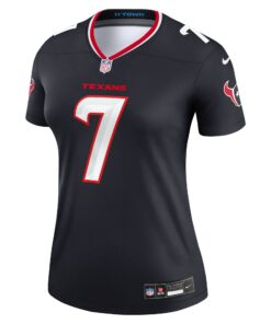 Women's Houston Texans C.J. Stroud Nike Navy Legend Player Performance Top