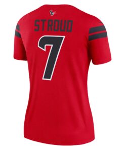Women's Houston Texans C.J. Stroud Nike Red Alternate Legend Player Performance Top