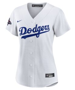 Women's Los Angeles Dodgers Mookie Betts Nike White 2024 World Series Champions Home Replica Player Jersey