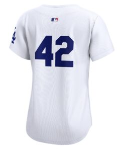 Women's Los Angeles Dodgers Nike White 2024 Jackie Robinson Day Home Limited Jersey