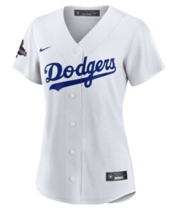 Women's Los Angeles Dodgers Nike White 2024 World Series Champions Home Custom Replica Jersey