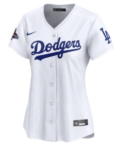 Women's Los Angeles Dodgers Nike White 2024 World Series Champions Home Limited Jersey