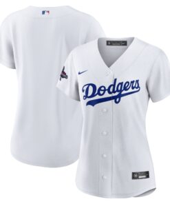 Women's Los Angeles Dodgers Nike White 2024 World Series Champions Home Replica Jersey