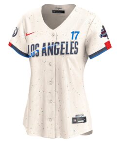 Women's Los Angeles Dodgers Shohei Ohtani Nike Cream 2024 World Series Champions City Connect Limited Player Jersey