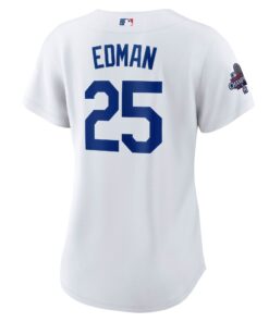Women's Los Angeles Dodgers Tommy Edman Nike White 2024 World Series Champions Home Replica Player Jersey