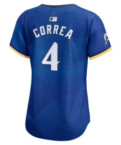 Women's Minnesota Twins Carlos Correa Nike Royal 2024 City Connect Limited Jersey