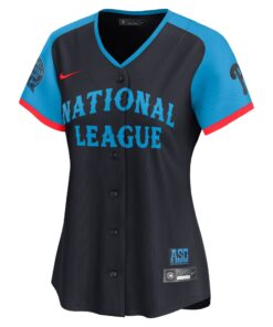 Women's National League Bryce Harper Nike Navy 2024 MLB All-Star Game Limited Player Jersey