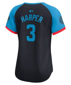 Women's National League Bryce Harper Nike Navy 2024 MLB All-Star Game Limited Player Jersey