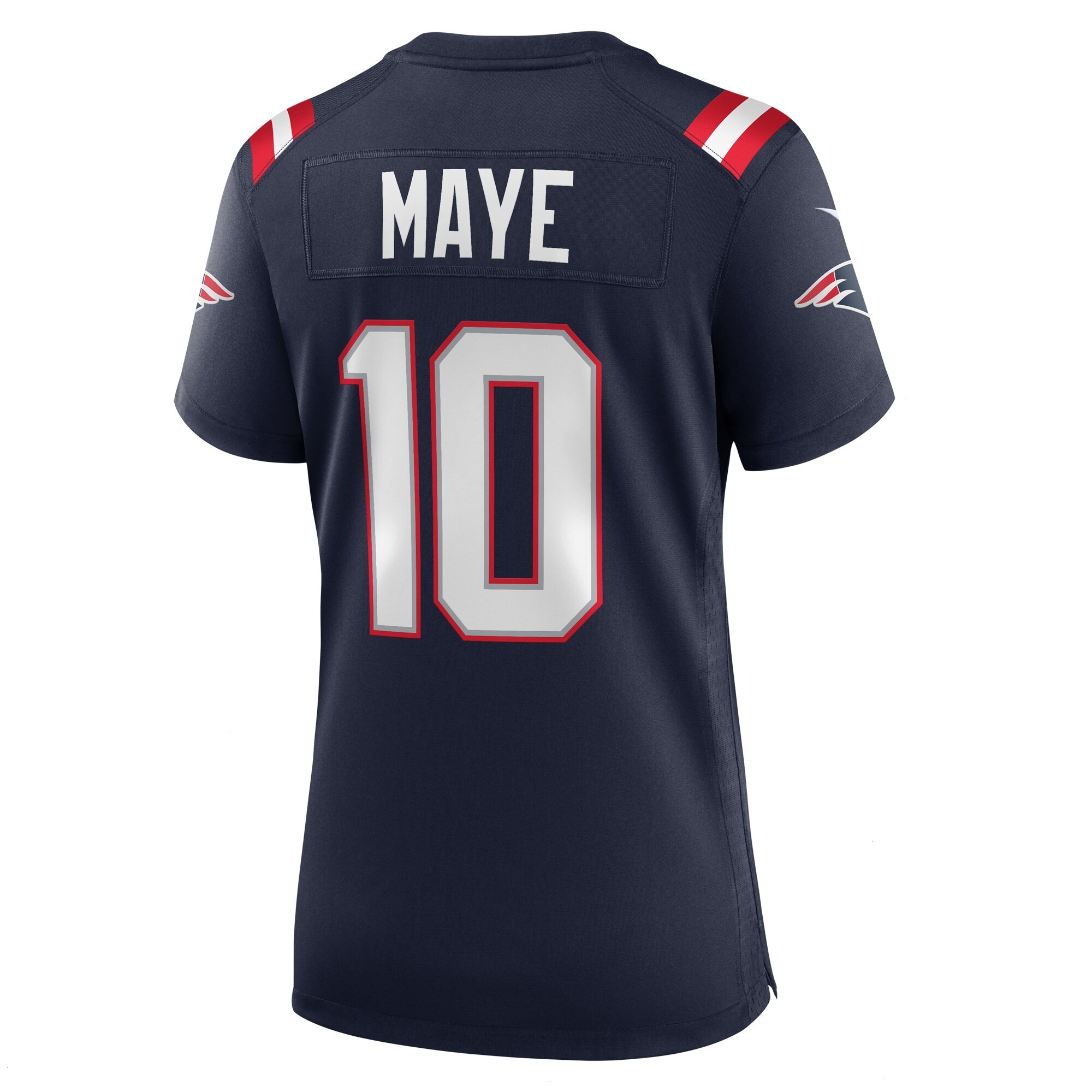 Women's New England Patriots Drake Maye Nike Navy Player Game Jersey
