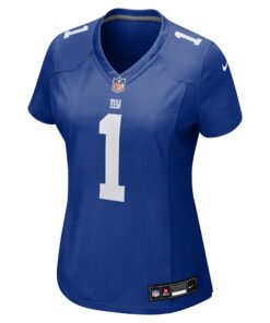 Women's New York Giants Malik Nabers Nike Royal Game Jersey