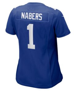 Women's New York Giants Malik Nabers Nike Royal Game Jersey