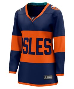 Women's New York Islanders Fanatics Navy 2024 NHL Stadium Series Breakaway Jersey