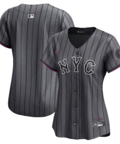 Women's New York Mets Nike Graphite 2024 City Connect Limited Player Jersey