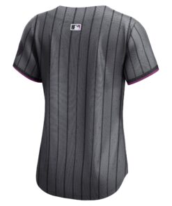 Women's New York Mets Nike Graphite 2024 City Connect Limited Player Jersey