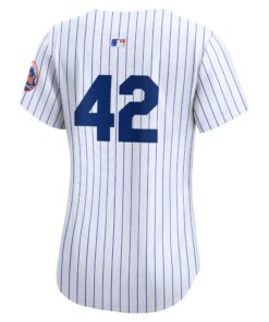 Women's New York Mets Nike White 2024 Jackie Robinson Day Home Limited Jersey
