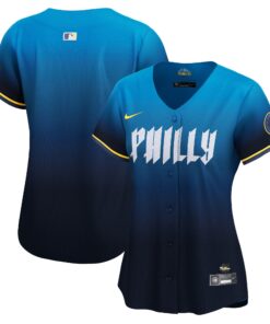Women's Philadelphia Phillies Nike Blue 2024 City Connect Limited Jersey