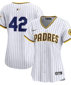 Women's San Diego Padres Nike White 2024 Jackie Robinson Day Home Limited Jersey