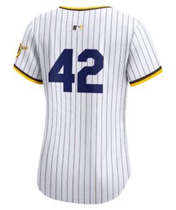 Women's San Diego Padres Nike White 2024 Jackie Robinson Day Home Limited Jersey