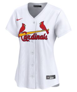 Women's St. Louis Cardinals Nike White 2024 Jackie Robinson Day Home Limited Jersey