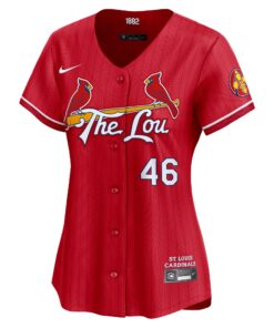 Women's St. Louis Cardinals Paul Goldschmidt Nike Red 2024 City Connect Limited Player Jersey