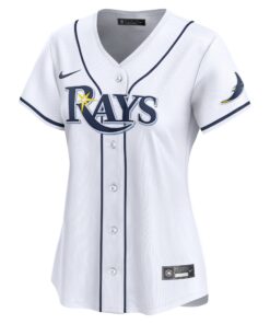 Women's Tampa Bay Rays Nike White 2024 Jackie Robinson Day Home Limited Jersey
