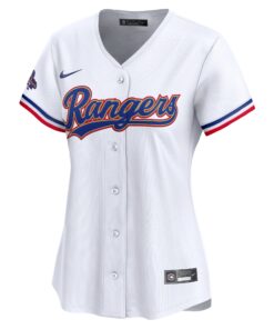 Women's Texas Rangers Corey Seager Nike White 2024 Gold Collection Limited Player Jersey