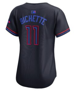 Women's Toronto Blue Jays Bo Bichette Nike Navy 2024 City Connect Limited Player Jersey