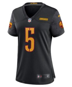 Women's Washington Commanders Jayden Daniels Nike Black Alternate Game Player Jersey